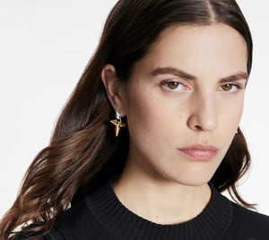 Image of  Authentic Iconic Louisette Monogram LV Earrings 