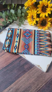 Image 1 of Sunset patterns zipper pouch