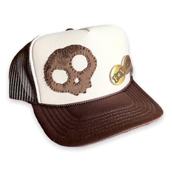 Image of EVIL TRUCKER HAT (BROWN)