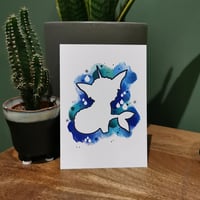 Image 3 of Eeveelution mini prints set of 4 