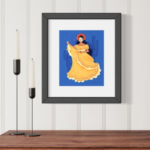 Image of 8x10 Day of the Dead - Yellow Dress
