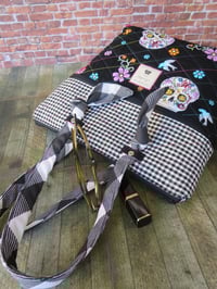 Image 2 of Colorful Sugar Skulls Handbag