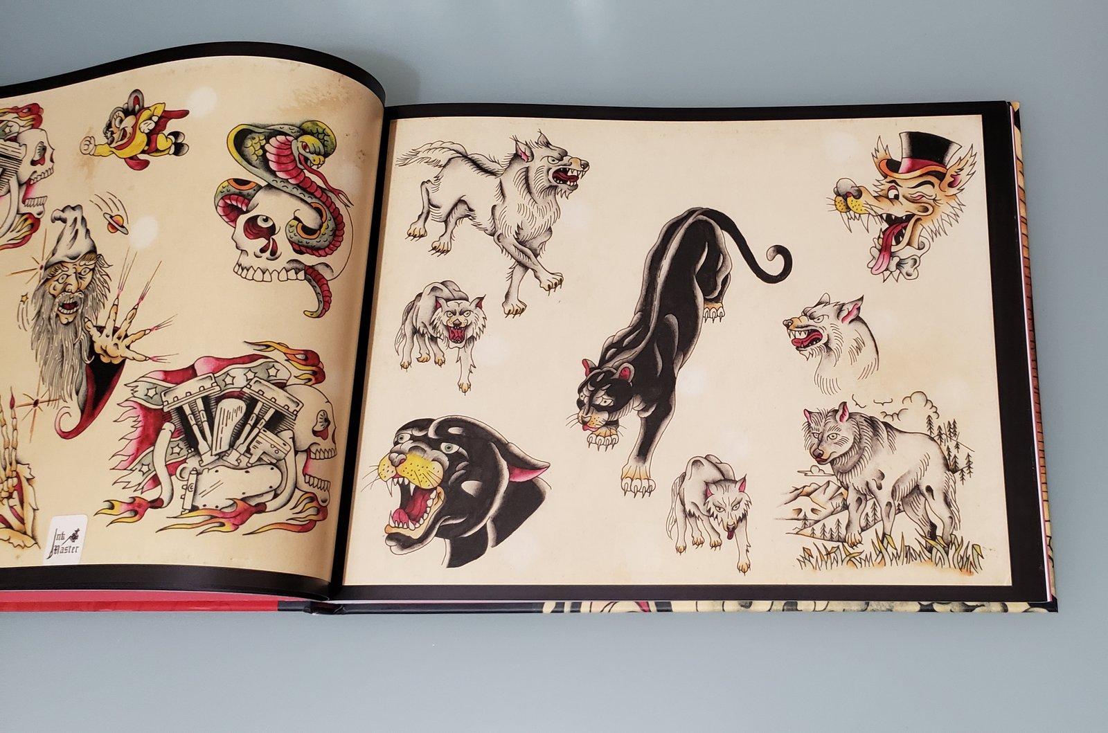 Original Tattoo Flash of John W. Harden: Outlaw Ink Master