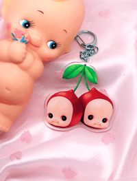 Image 1 of Cherry Baby 2.5" Acrylic Charm Keychain