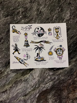 Image of Lucky Charms Tattoo Flash