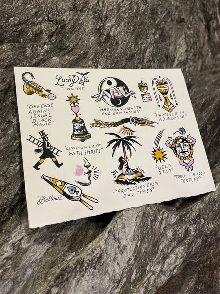 Image of Lucky Charms Tattoo Flash
