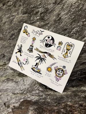 Image of Lucky Charms Tattoo Flash