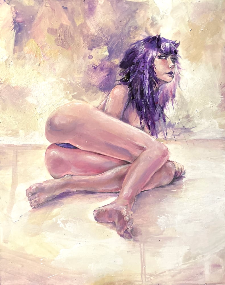 Image of <font color="red">Clearance </font>"Fallen Angel" Original Painting