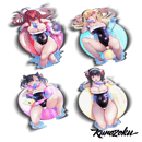 Image 2 of Partial Holo Gris Swimsuit Waifus