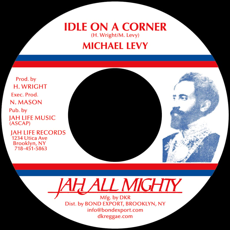 Image of Michael Levy - Idle on a Corner 7" (Jah All Mighty)