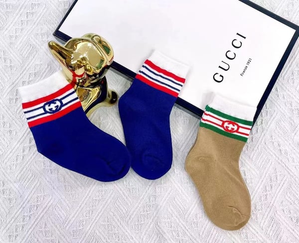 Image of Tan GG Socks 