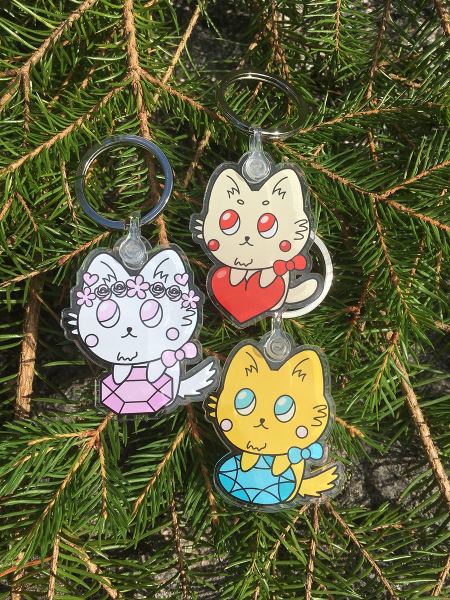 Cat keyrings merleytrails