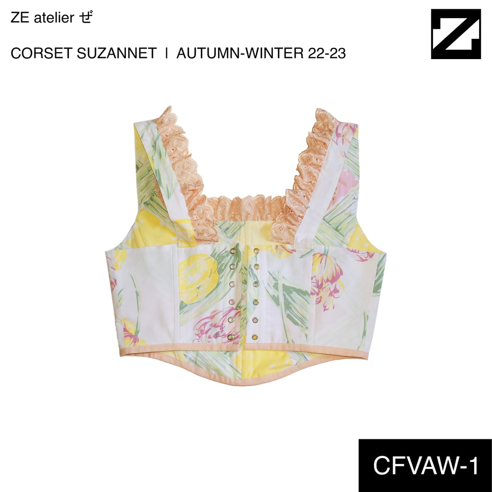Corset Suzanne fleuri L