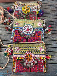 Image 5 of Tribal cross body bag purple