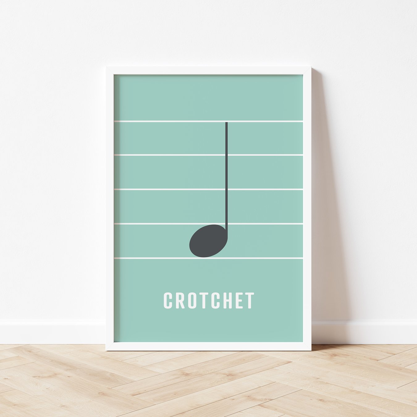 Image of Crotchet Note Print