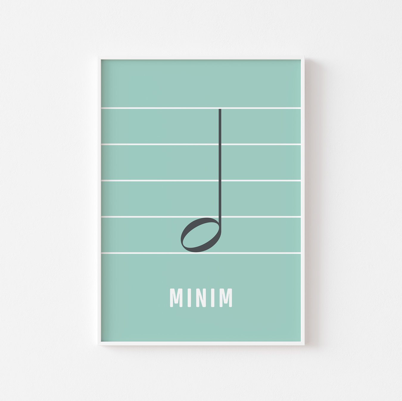 Image of Minim Note Print