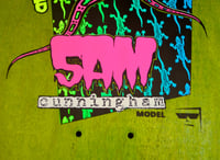 Image 4 of BLOCKHEAD - Sam Cunningham Evil Eye Skateboard Deck - Signed and Numbered