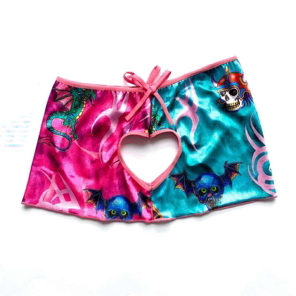 Image of Vixen - Heart mini skirt
