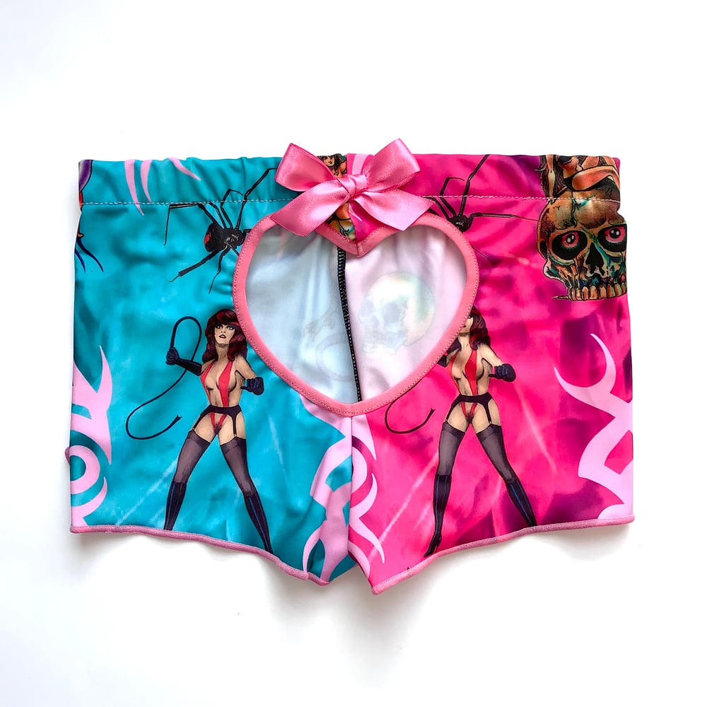 Image of Vixen - heart hot pants