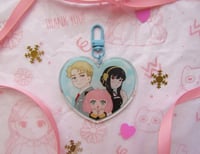 Image 2 of OUTLET!! SPY X FAMILY GLITTER KEYCHAIN