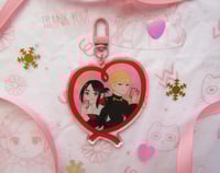 Image 2 of OUTLET!! KAGUYA-SAMA GLITTER KEYCHAIN
