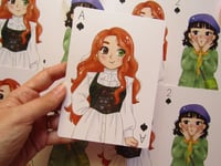 Image 2 of ABBIE AND SAYUMI POKER CARDS