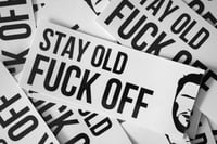 STAY OLD STICKERS
