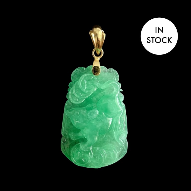 Jade rat deals pendant