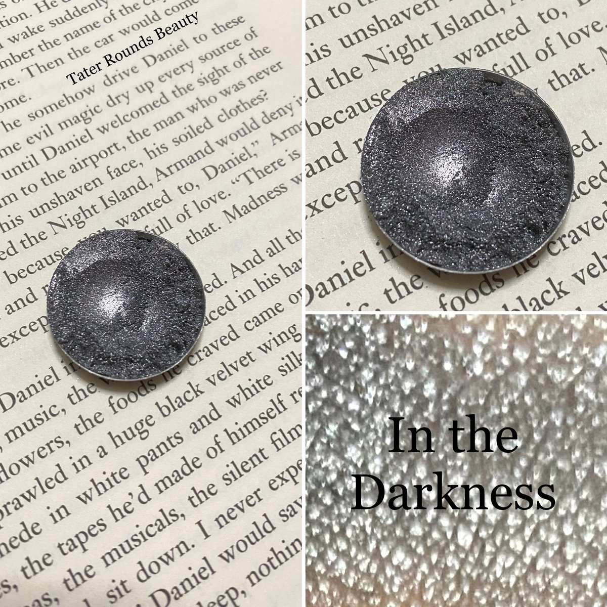 Image of In the Darkness - Bright Metallic Silver Eyeshadow