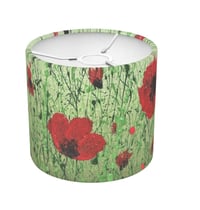 Image 1 of 'Poppy Meadow' lampshade