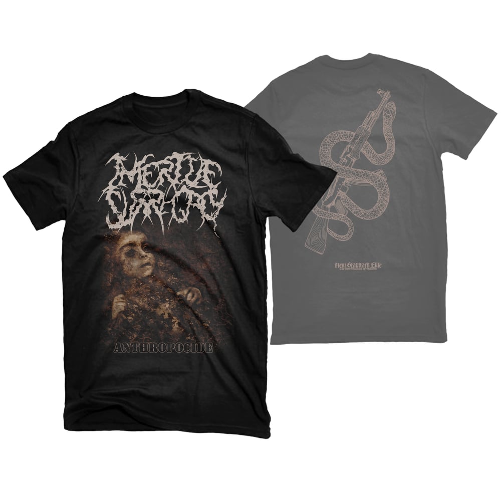 Image of INFERTILE SURROGACY "ANTHROPOCIDE" T-SHIRT 
