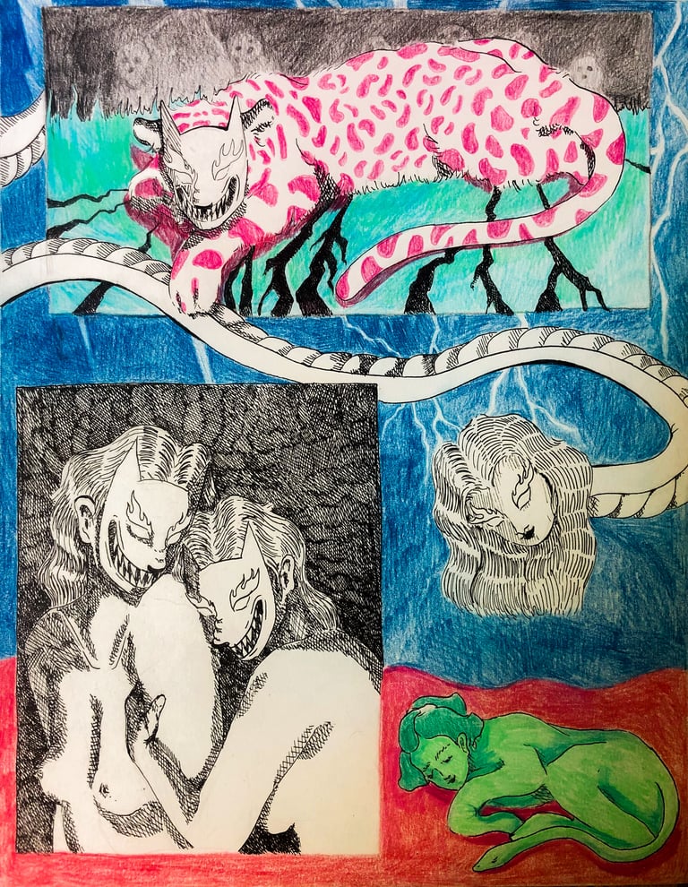 "Staying Power" Original Drawing