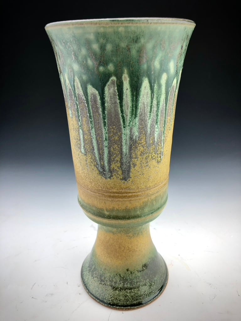 Image of Pedestal Vase, medium