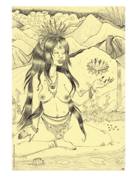 Lotus Goddess print