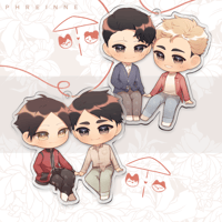 Image 1 of haikyuu: sunaosa, sakuatsu • acrylic charms