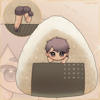 haikyuu: osamu-nigiri • acrylic charm