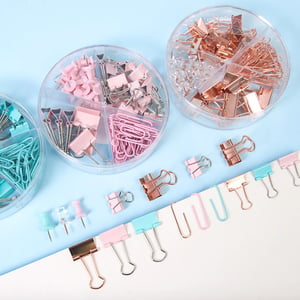 Image of Paper Clips & Push Pin Acrylic Box Set