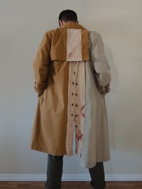 Image 3 of Double Dose Trenchcoat  With Open Back