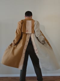 Image 4 of Double Dose Trenchcoat  With Open Back