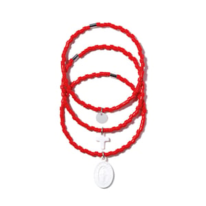 Image of ARMO - Triple Wrap Bracelet (Red)