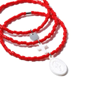 Image of ARMO - Triple Wrap Bracelet (Red)