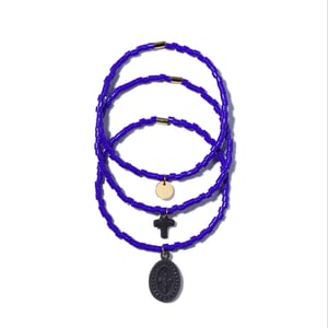 Image of ARMO - Triple Wrap Bracelet (Cobalt)