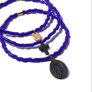 Image of ARMO - Triple Wrap Bracelet (Cobalt)