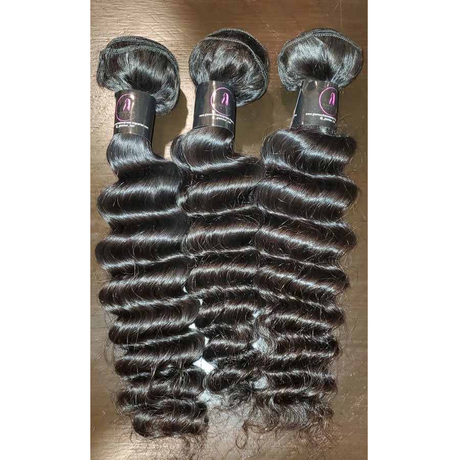 Image of Peruvian Deep Curly - 3 Bundle Hair Package Deal