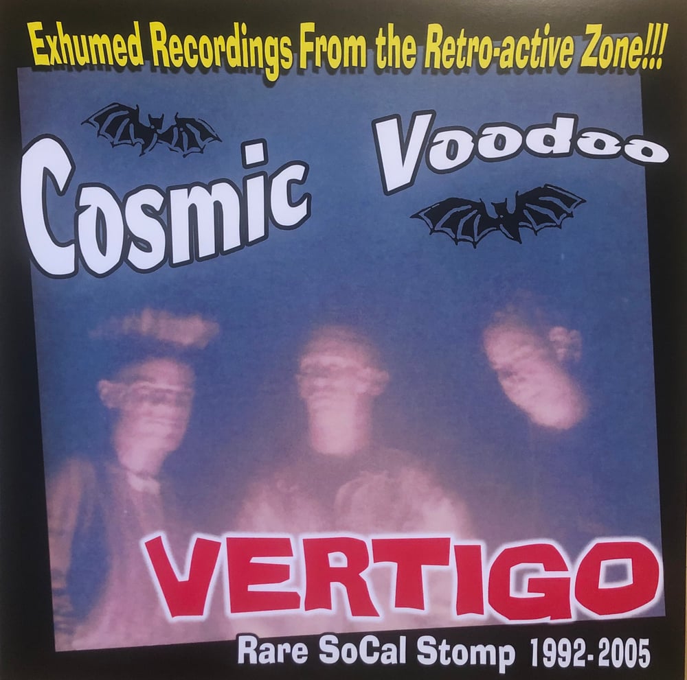 COSMIC VOODOO - VERTIGO (LP) Black/Red Vinyl