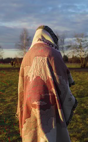 Image of Acid Mt. Fuji Woven Artwork