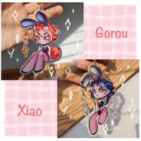 Image 1 of Genshin Bunny Charms