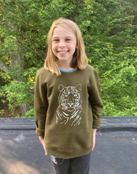 Image of Tiger Pullover, Organic Cotton, Ages 3-12
