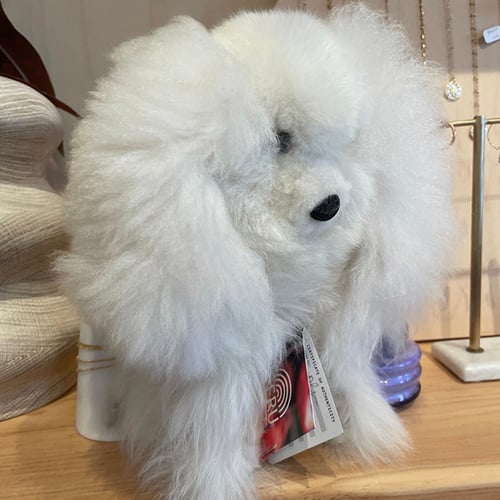 Image of STUFFED ALPACA Dog