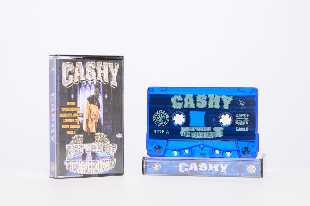 Image of CASHY - RETURN OF THE UNDERGROUND - limited cassette release